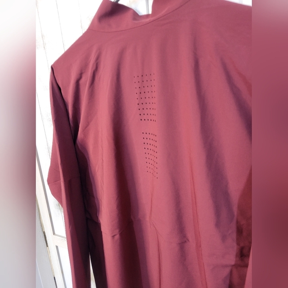 Nwt Fox Racing  Warm Up Polartec® Alpha® Jacket Extra Large  Maroon - Picture 3 of 8